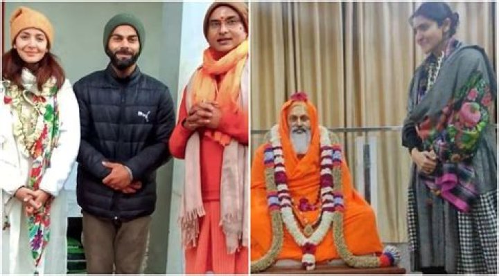 
Anushka Sharma and Virat Kohli Visit Rishikesh for Spiritual Blessings with Daughter Vamika 