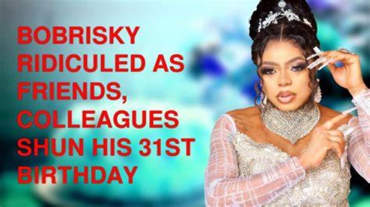 
Bobrisky Ridiculed As Friends, Colleagues Shun His 31st Birthday Party (Video) 