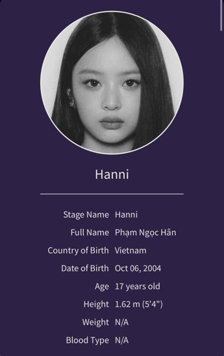 Hanni Height, Weight, Net Worth, Age, Birthday, Wikipedia, Who, Instagram, Biography