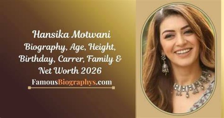 
Hansika Motwani Height, Weight, Net Worth, Age, Birthday, Wikipedia, Who, Nationality, Biography 