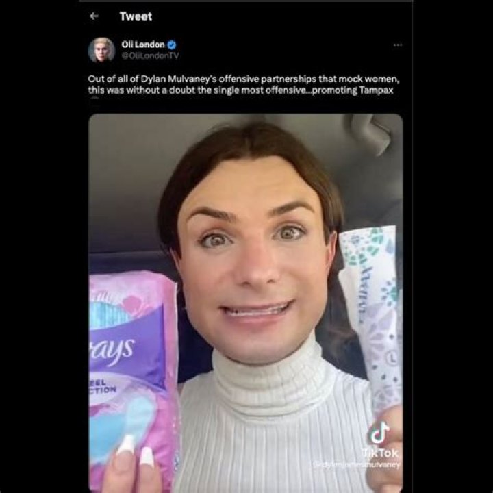 Is Dylan Mulvaney in a Tampax commercial? Viral tweet debunked