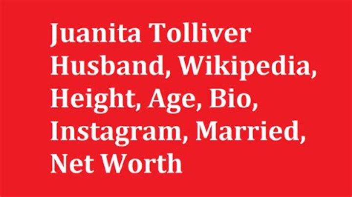 Juanita Tolliver Height, Weight, Net Worth, Age, Birthday, Wikipedia, Who, Instagram, Biography
