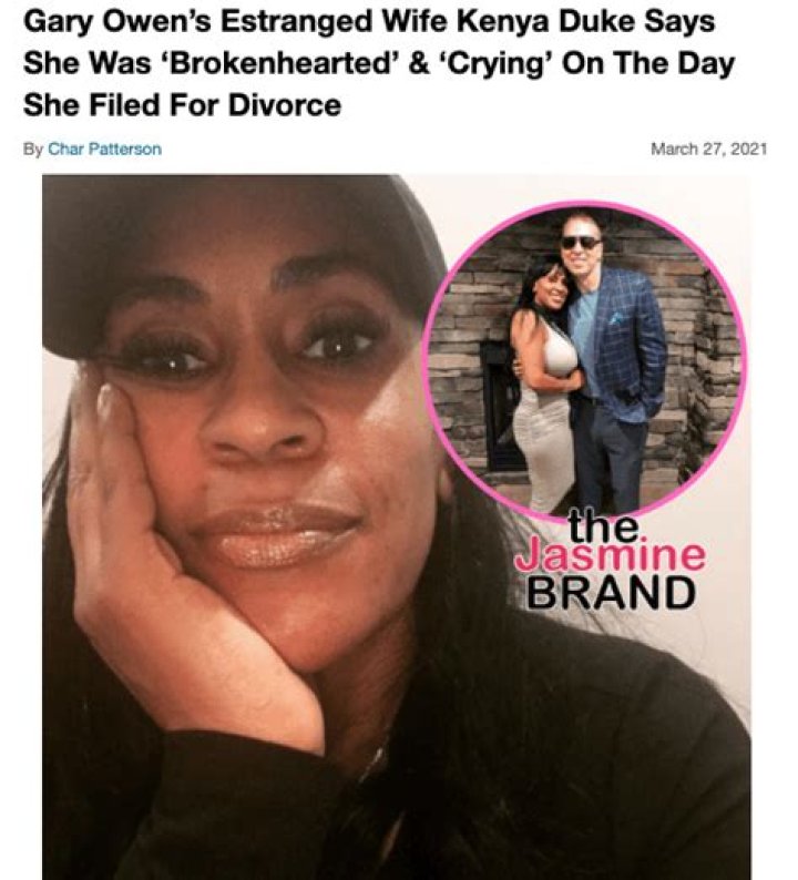 
Kenya Duke Flamed Gary Owens and His Mistress 