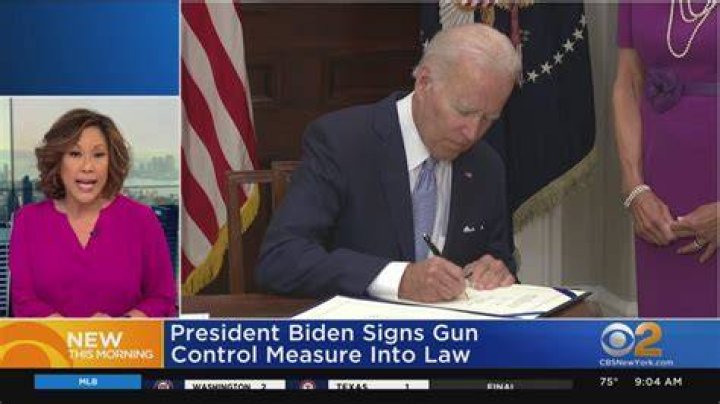 
President Biden Signs Bipartisan Gun Control Bill Into Law 