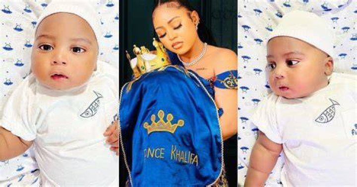 
Regina Daniels Shares Beautiful Photos Of Her Son, Khalifa Nwoko, Says He Is 4 Months Old Today. 