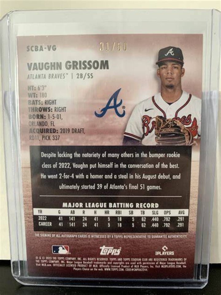 
Vaughn Grissom Dad: Is Vaughn Grissom Related To Marquis Grissom? 