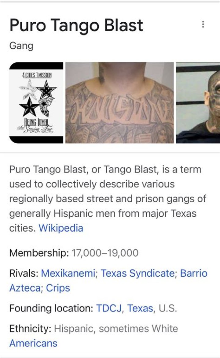 
Was Allen Outlet Mall, Dallas shooting cartel affiliated? Suspect’s prison gang ‘the tango blast’ tattoo raises questions 
