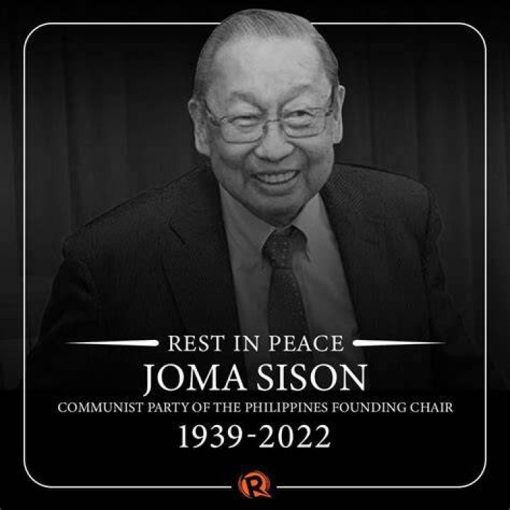 
What Was Joma Sison Death Cause? Filipino Communist Party Founder Died Age 86 