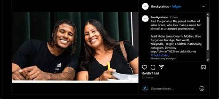 
Who is Jalen Green’s Mother Bree Purganan and What is Her Nationality? 